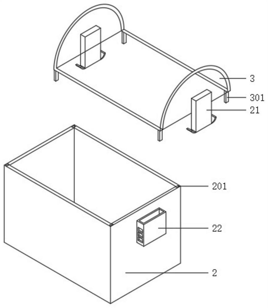 A dust-proof green building power generation device