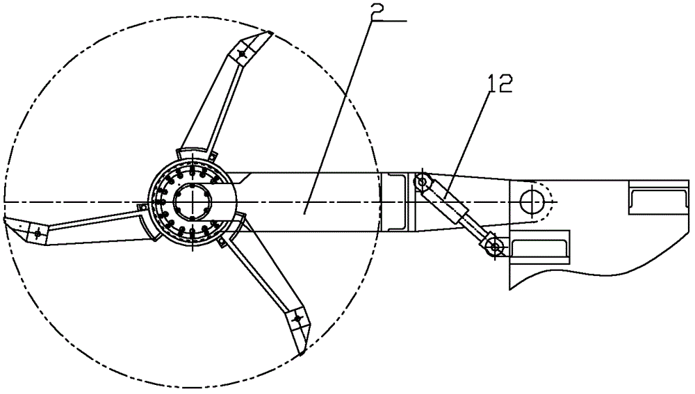 Rolling harrow-based, material-turnover, material-charging and high-efficiency loader and loading method therefor