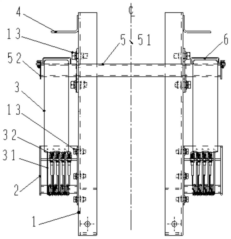 Adjustable balance compensation cable terminating device for elevator