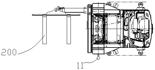 Forklift work safety control system