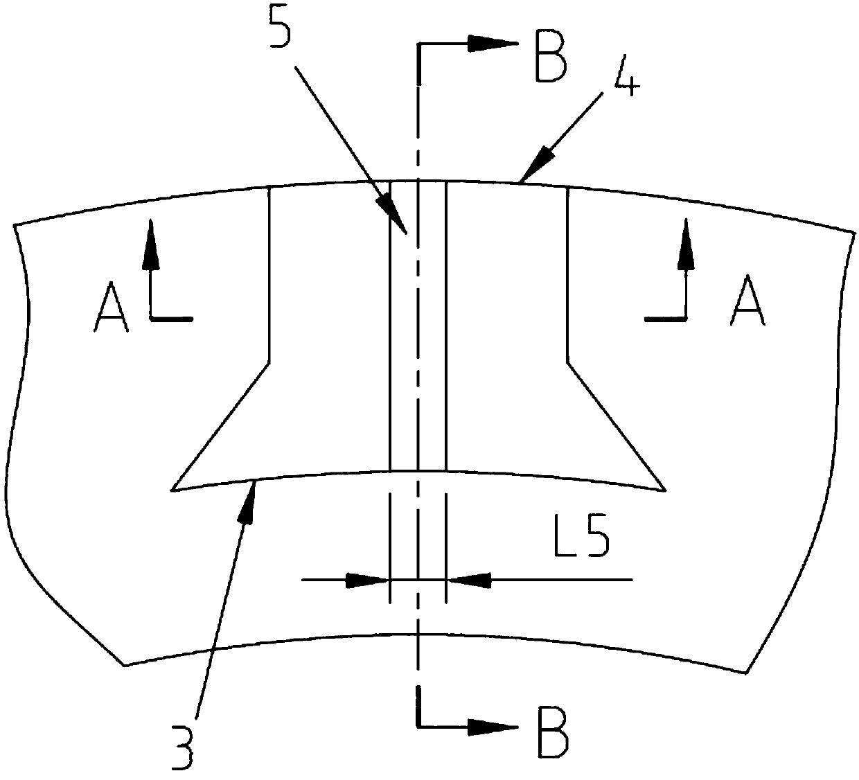 Barrel cover shaped slot end surface mechanical sealing structure capable of rotating bilaterally