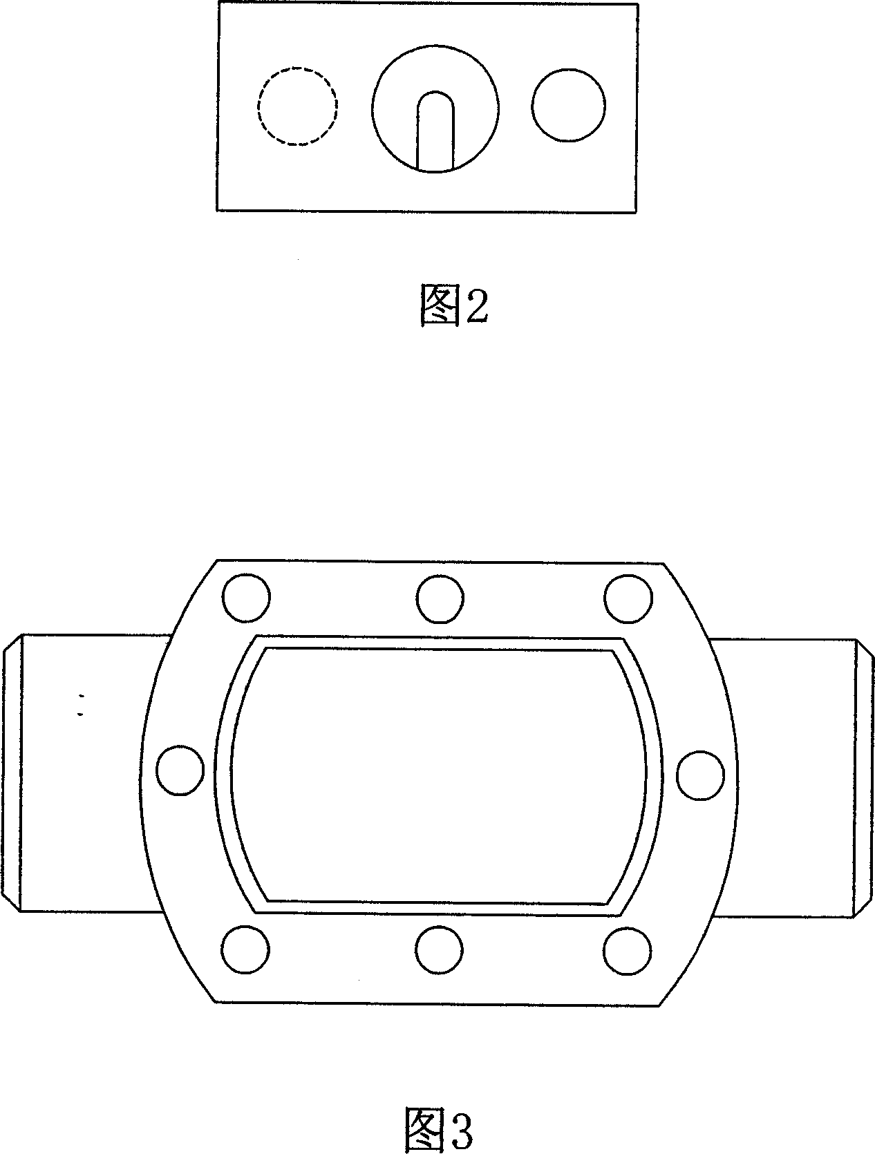 Double-core double-seat wash-free stop valve