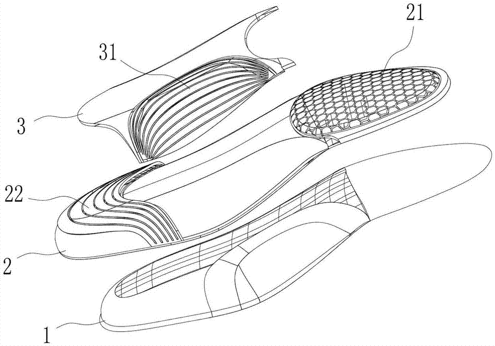 Health care shoe pad for diabetes patient