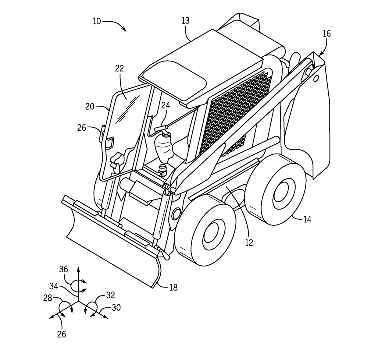 System and method for autonomous steering control of work vehicles