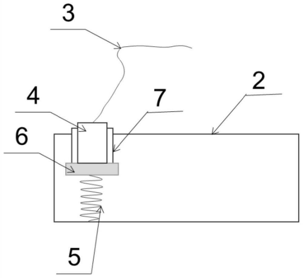 Integrated ultrasonic thickness gauge for taking coupling agent in pressing mode