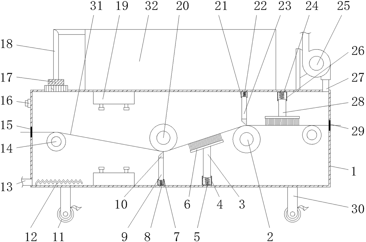 Textile wool removal device