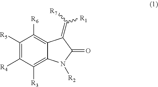 Heterocyclic substituted-3-heteroarylidenyl-2-indolinone derivative