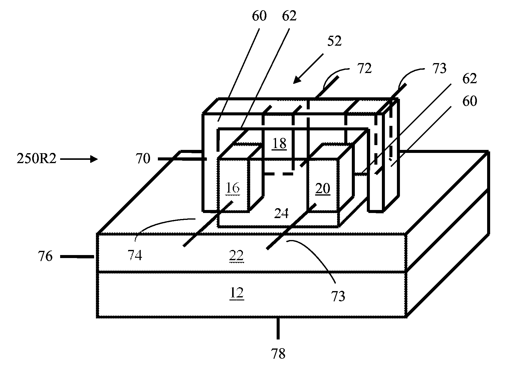 Asymmetric semiconductor memory device having electrically floating body transistor