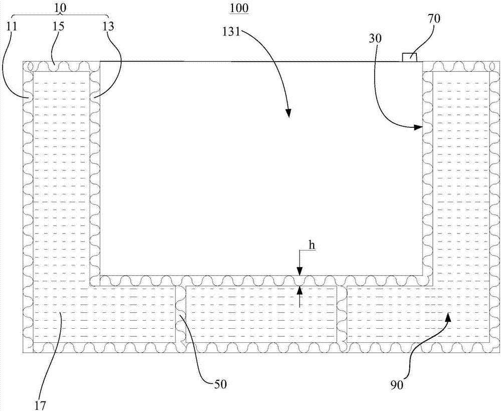 Automatic fire extinguishing device for battery boxes