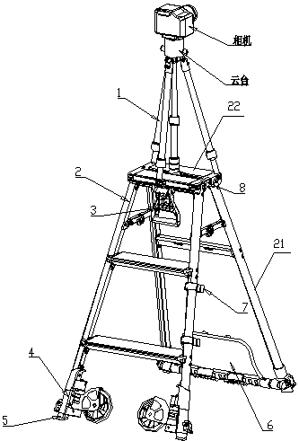 A multifunctional photography tripod