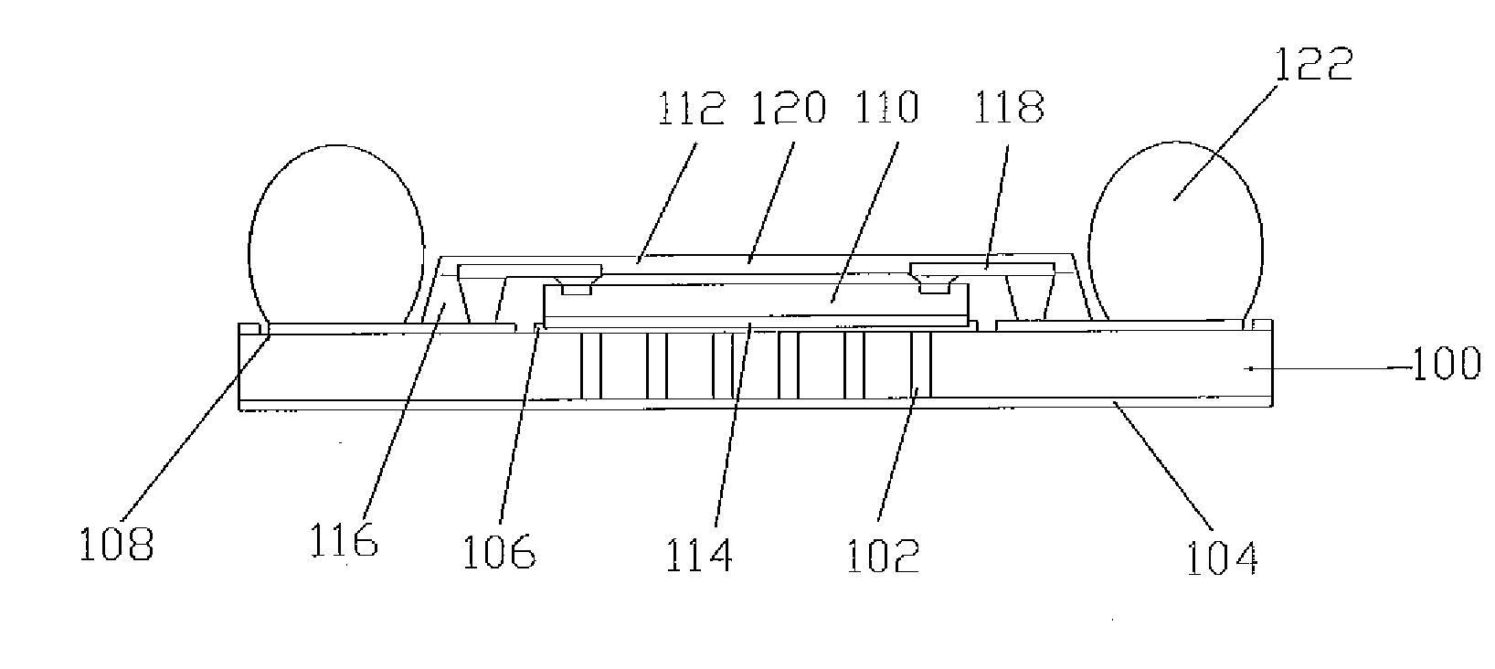 Semiconductor device package to improve functions of heat sink and ground shield