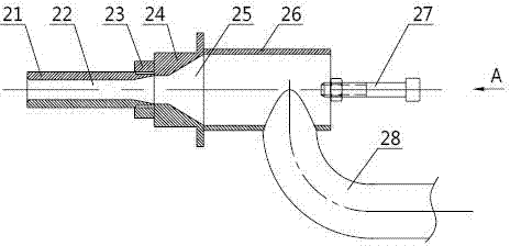 Spray gun without using air atomization slurry and slurry-spraying granulation method