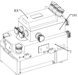 Vacuum frame and sealing method for EUV (extreme ultraviolet) lithography device