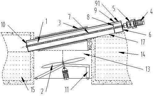 Biomass gasification extract liquid cooling device