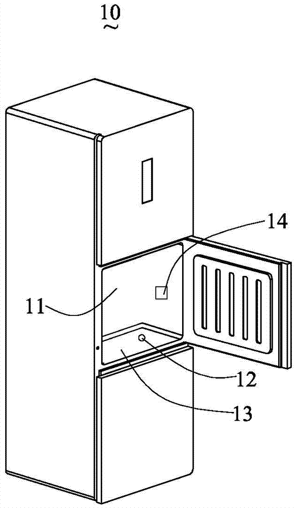 Rapid nutrient thawing method for frozen meat and refrigerator