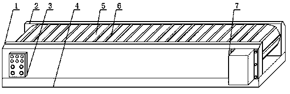 Conveyer for production and processing of punched felt