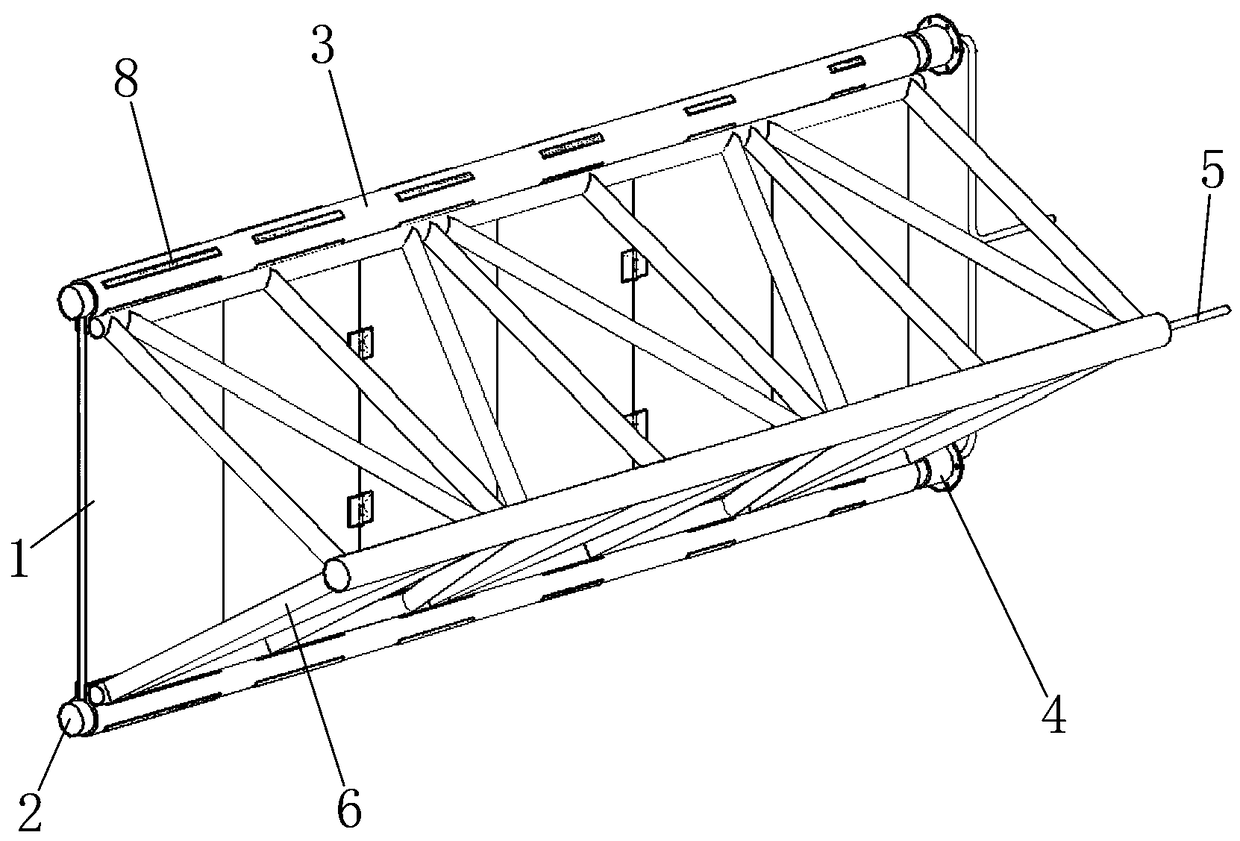 Inflatable driven modular planar antenna