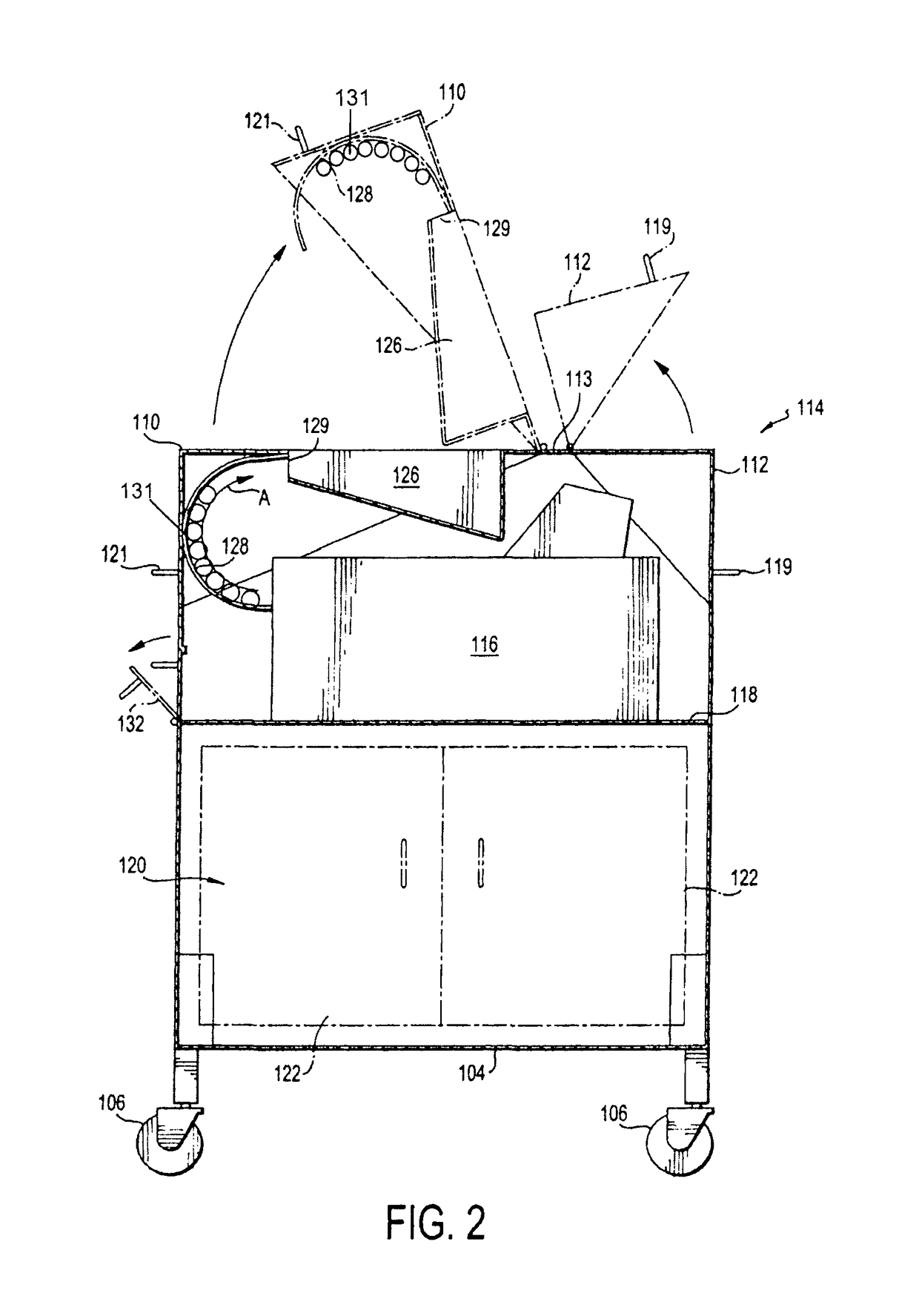 Portable cleanroom printing cabinet