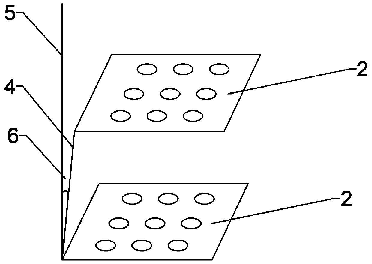 Telecentric lens external parameter calibration method based on normal vector