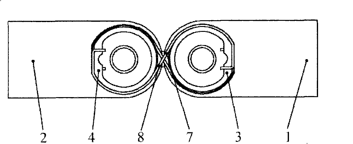 Large angle rotary type joint mechanism of mechanical arm