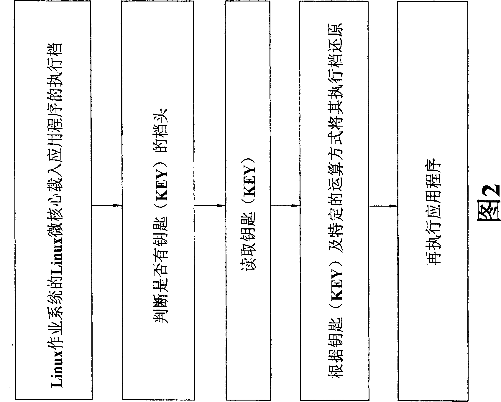 Encryption method for program