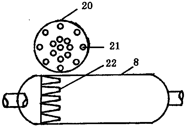 Geological storage method of industrial tail gas and supporting equipment