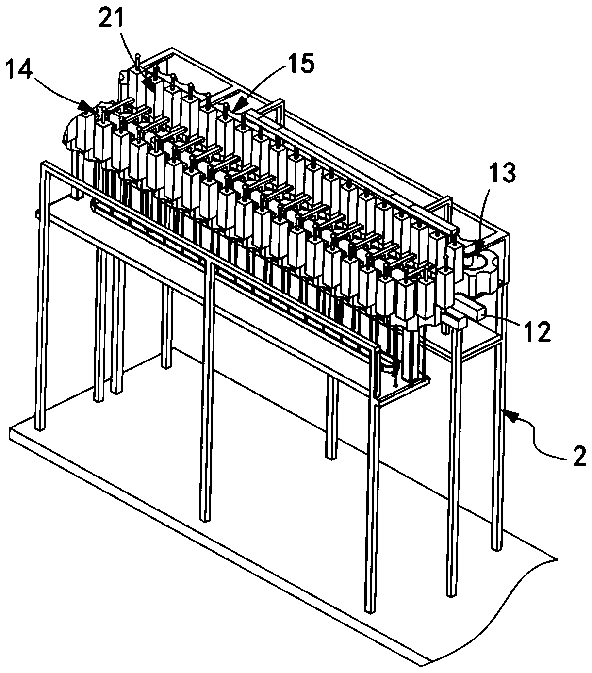 Full-automatic garlic clove separating process