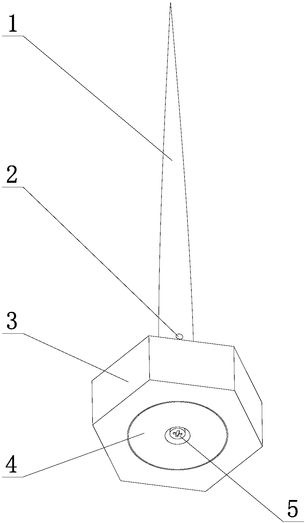 Magnetic adsorption array-type insulating bird-repellent awl