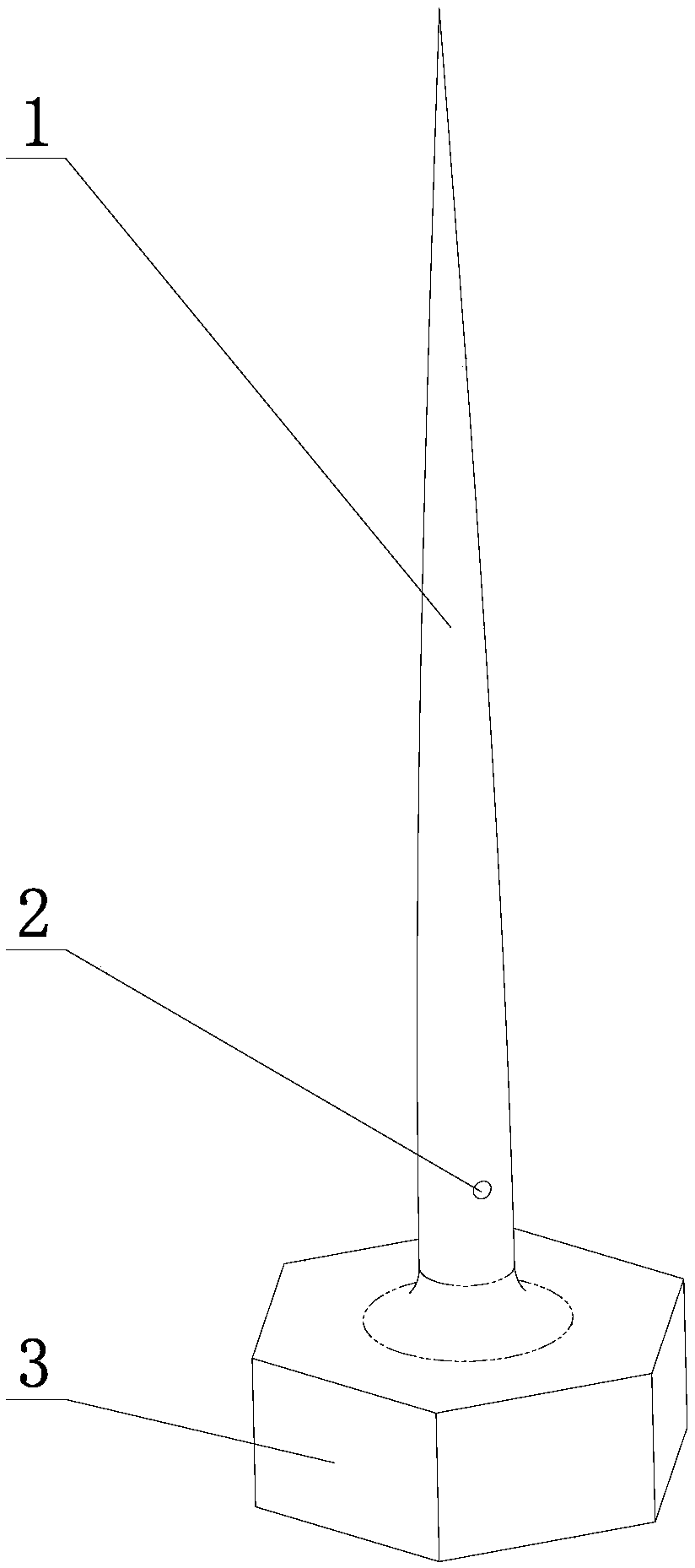 Magnetic adsorption array-type insulating bird-repellent awl