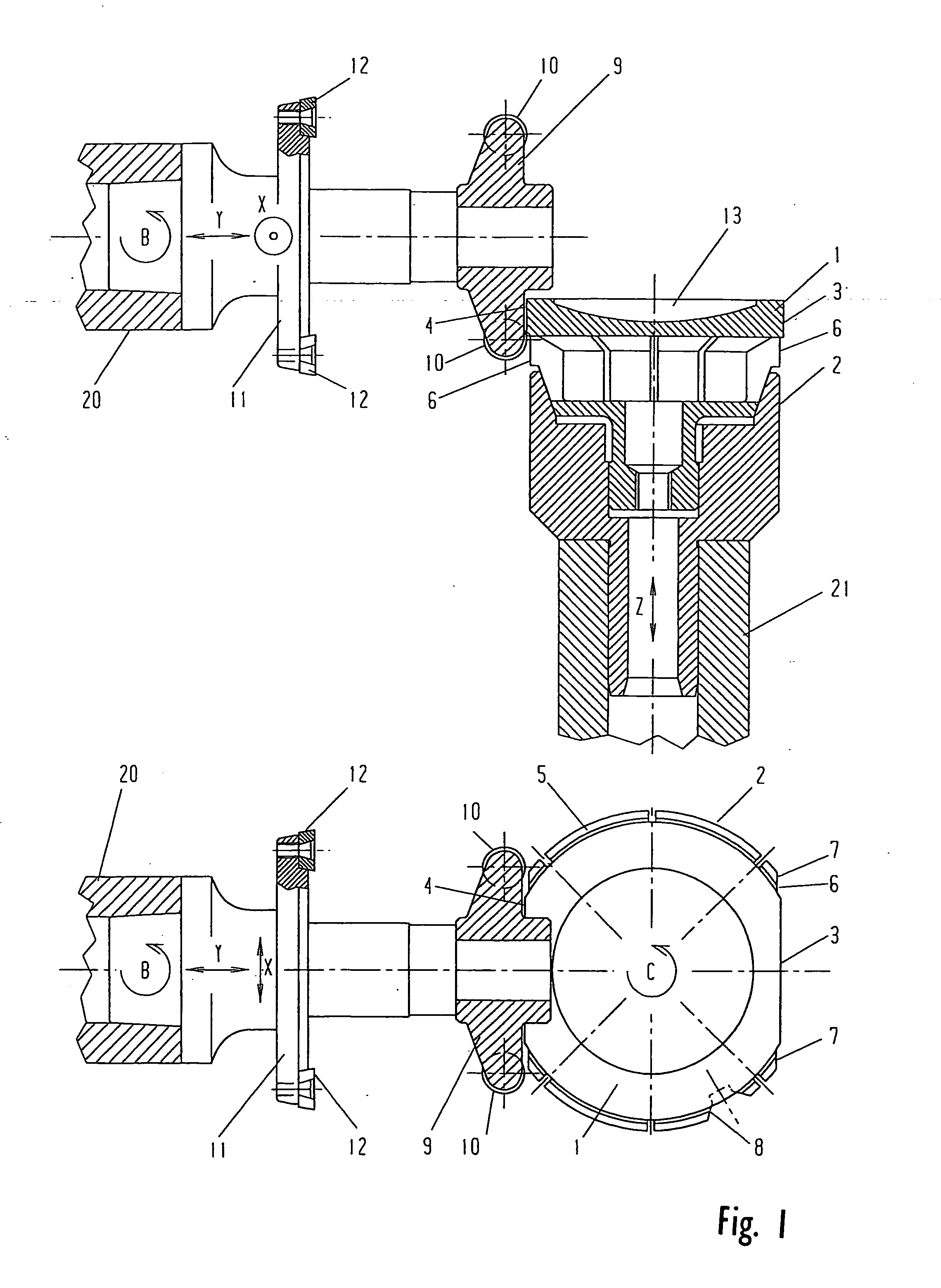 Method and device for producing ophthalmic lenses and other shaped bodies with optically active surfaces