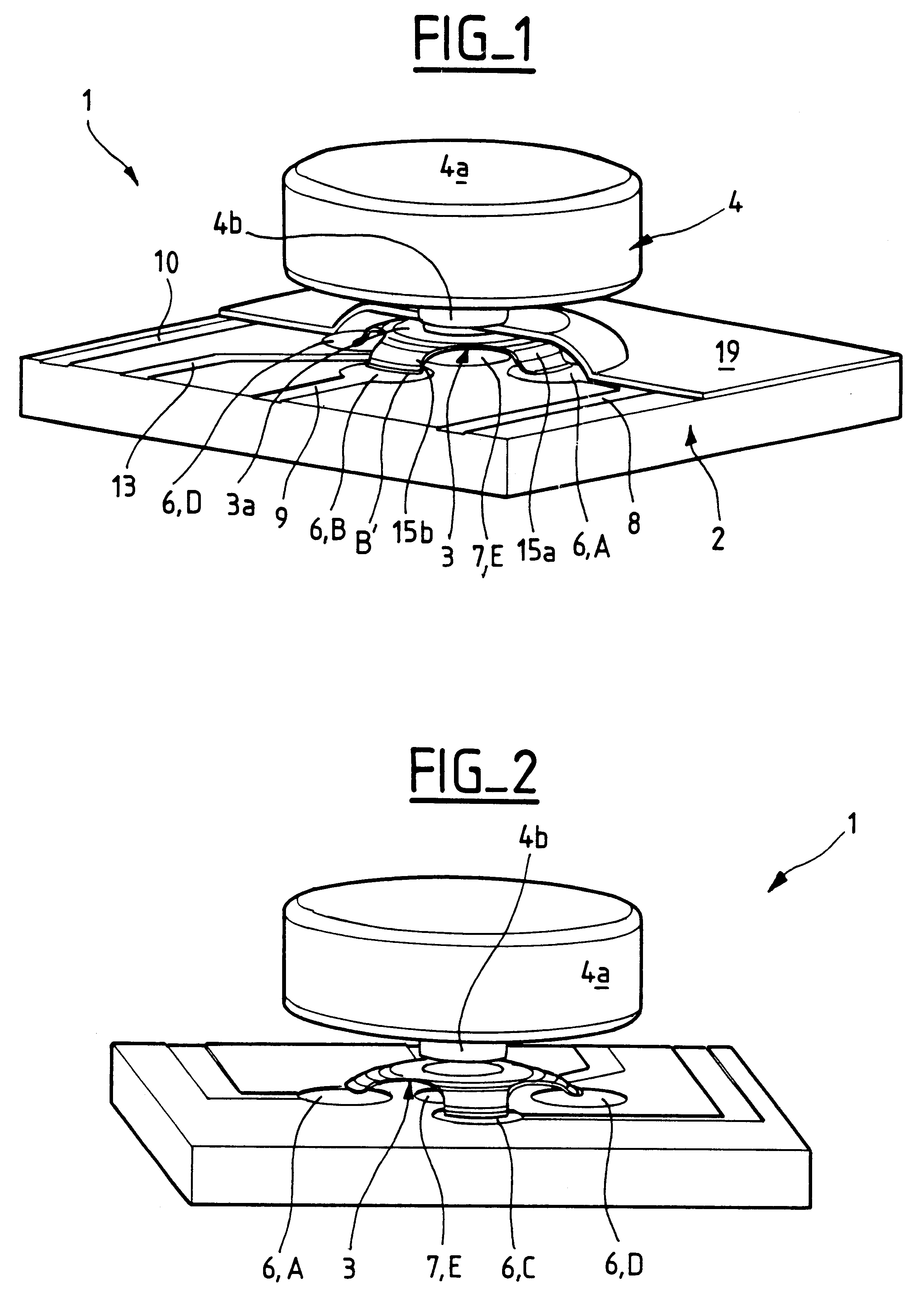 Two-pressure switch