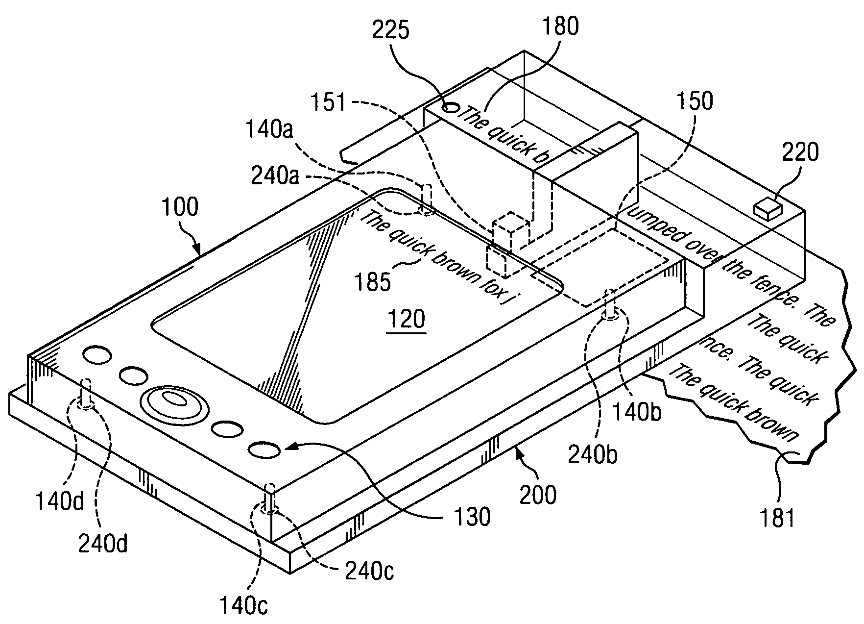 PDA compatible text scanner