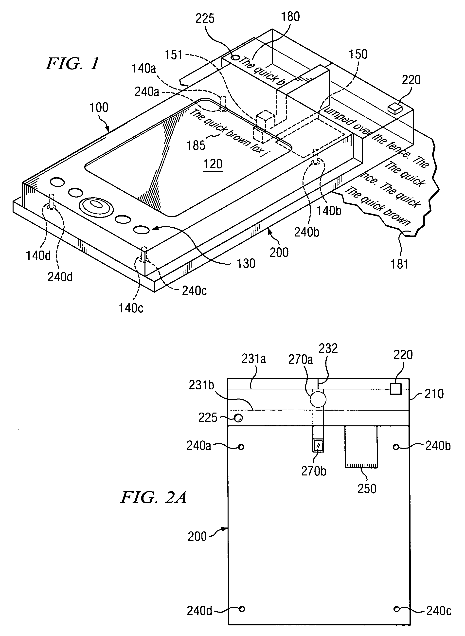 PDA compatible text scanner