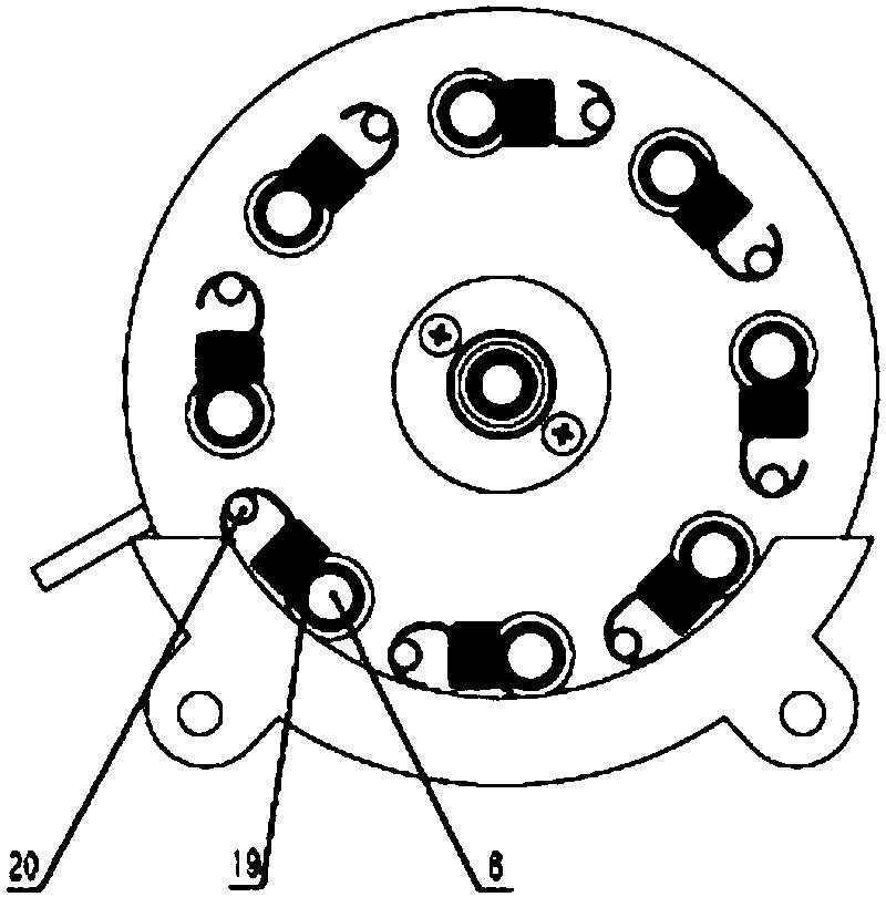 Waterwheel type single-seed precise seed-metering device