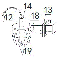 Vibration type atomized evaporative crystallization device