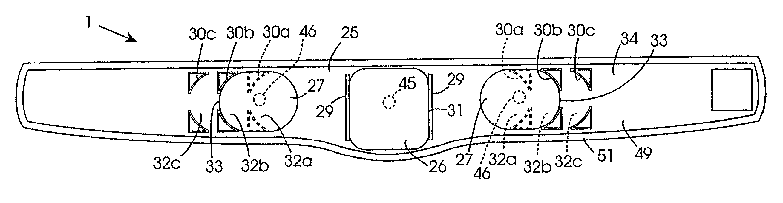 Abdominal belt with adjustable electrodes