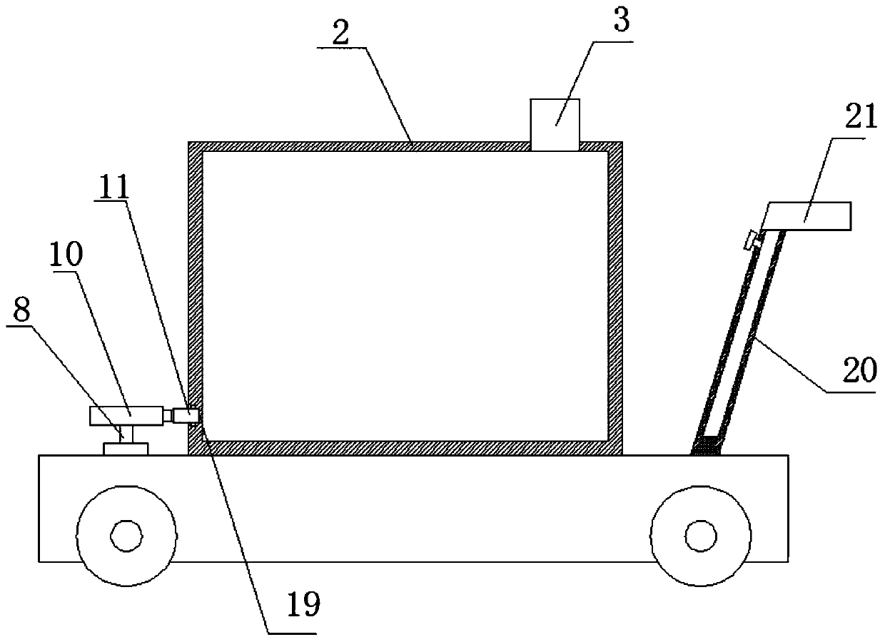 Agricultural watering mechanical device for irrigation