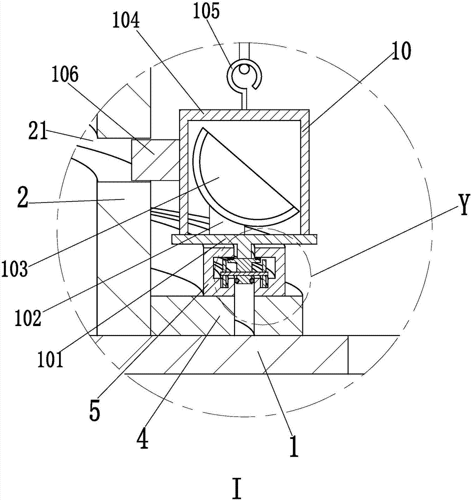 Radar navigation communication antenna with function of searching and receiving signal by spiral lifting