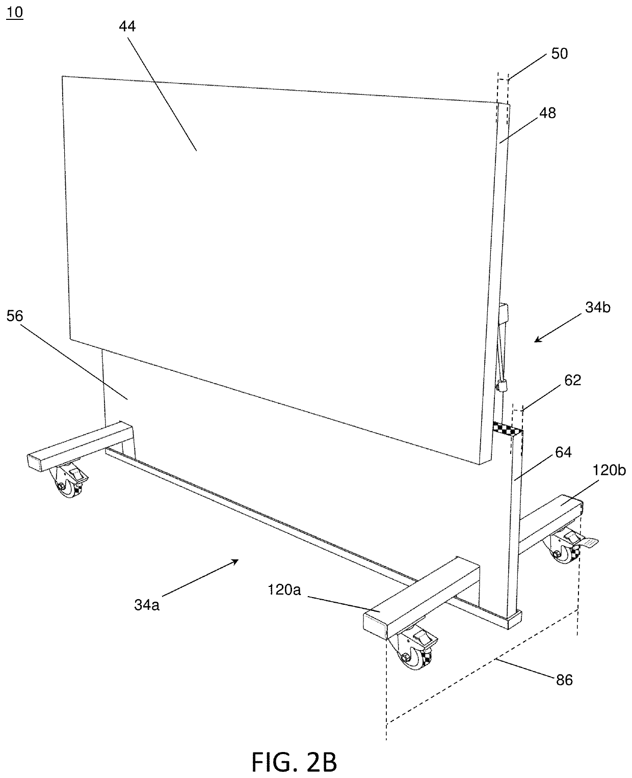 Flip-top table for protection from projectiles