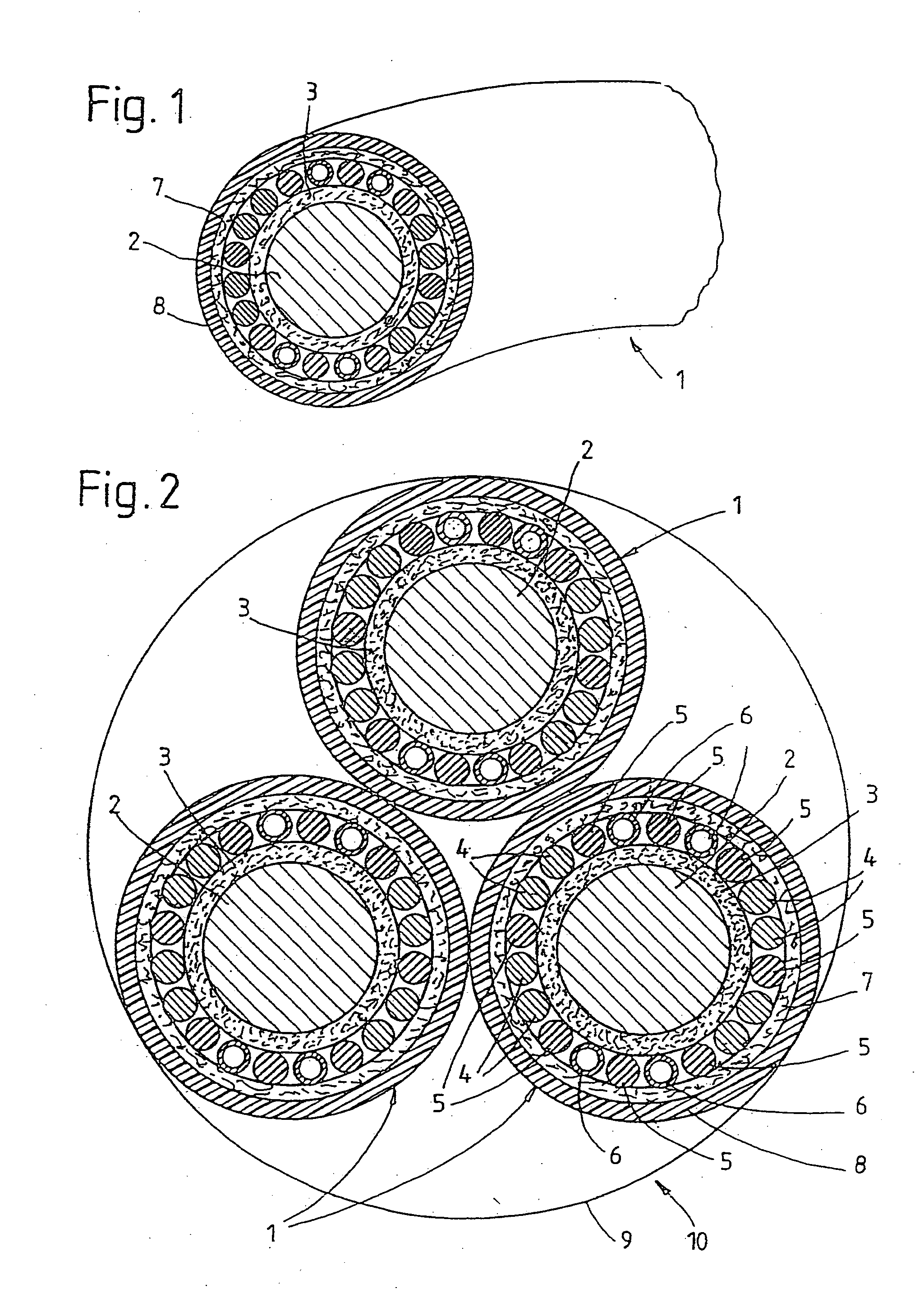 Three-conductor cable