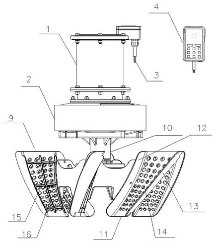 Water-cooled asynchronous machine