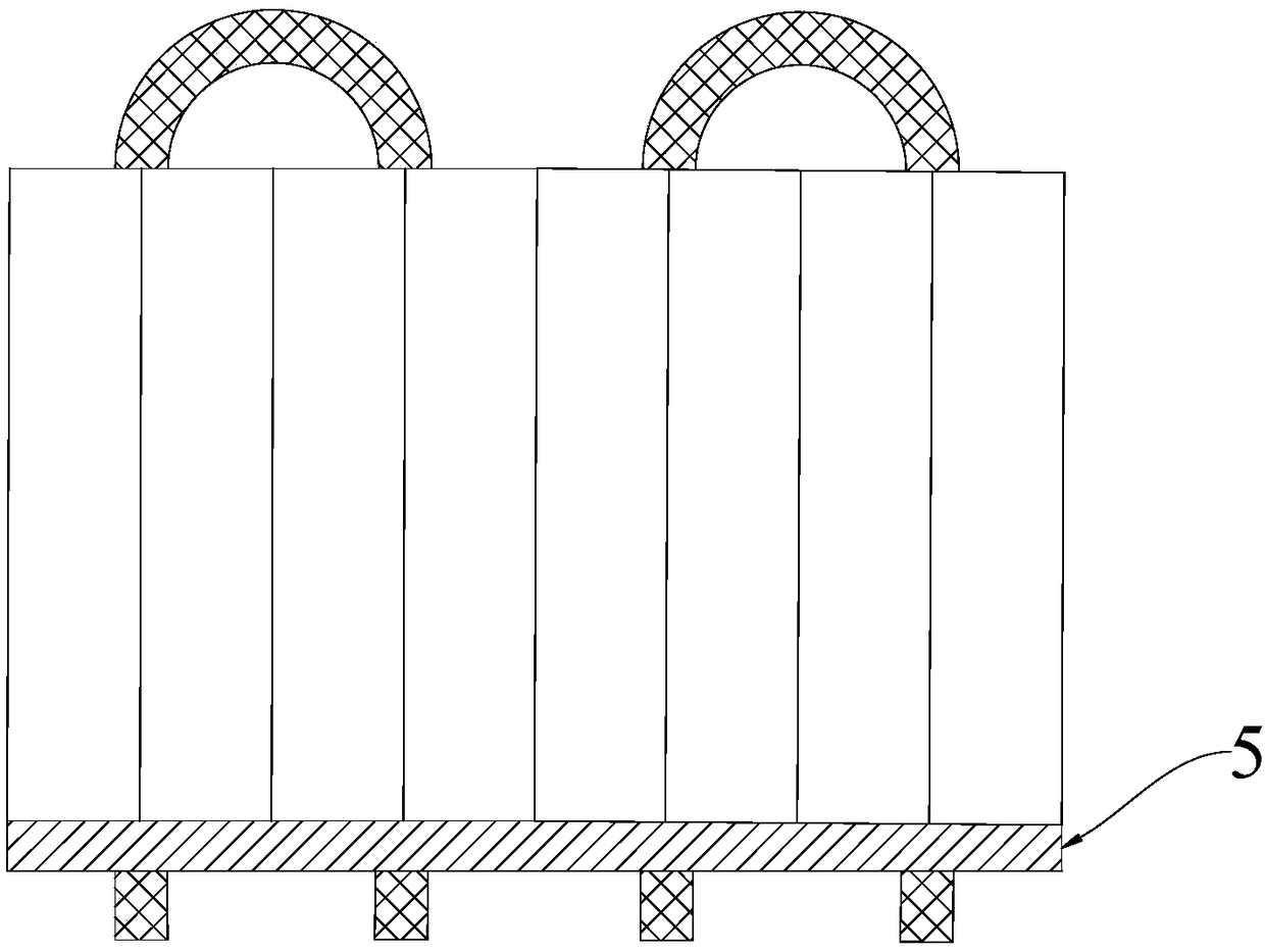 Novel differential- and common-mode filter inductance structure