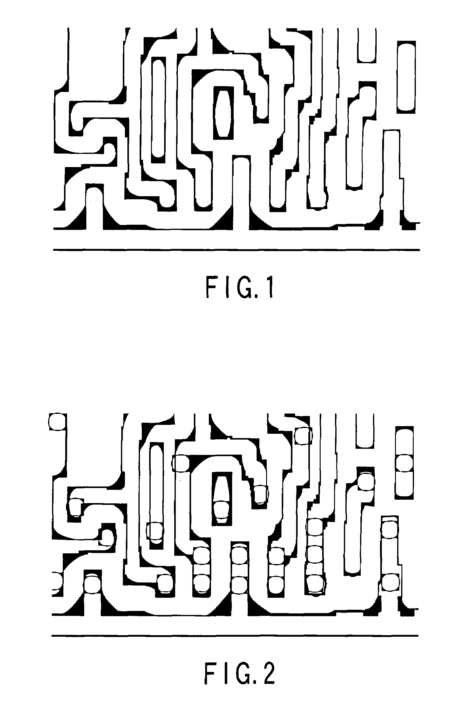 Design pattern correction method and mask pattern producing method