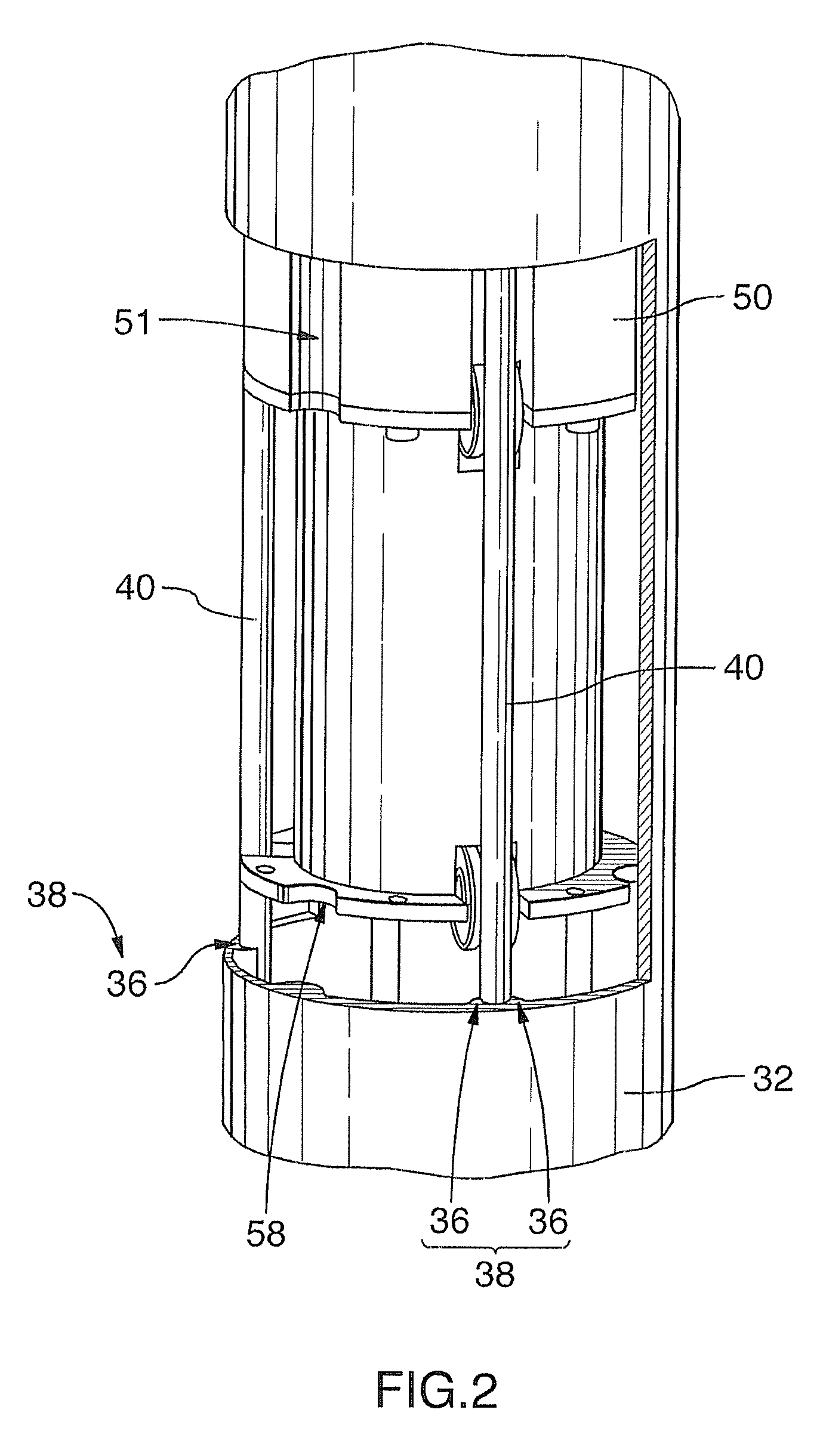 Telescopic table support