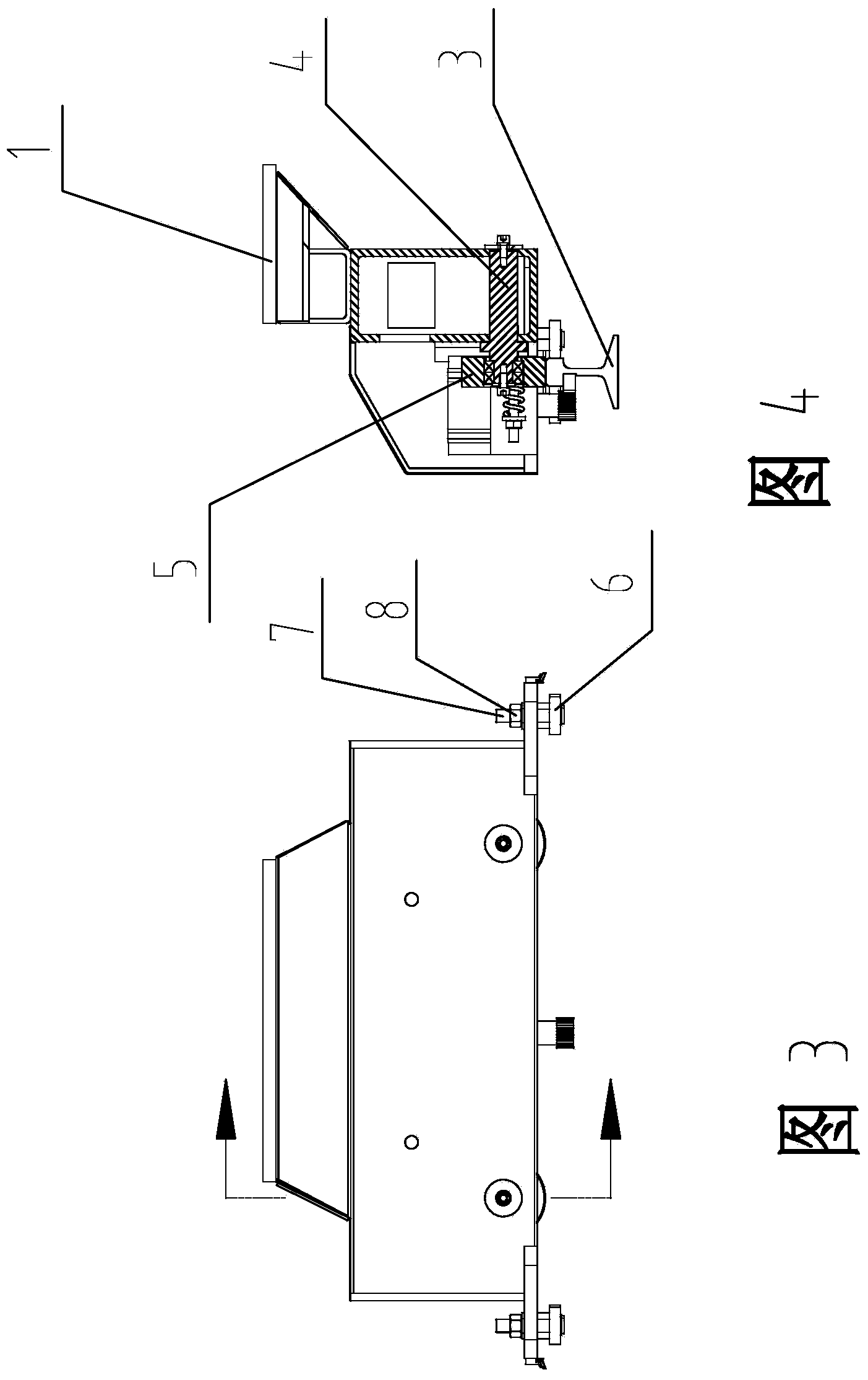 Medium-sized numerical-control gantry structure