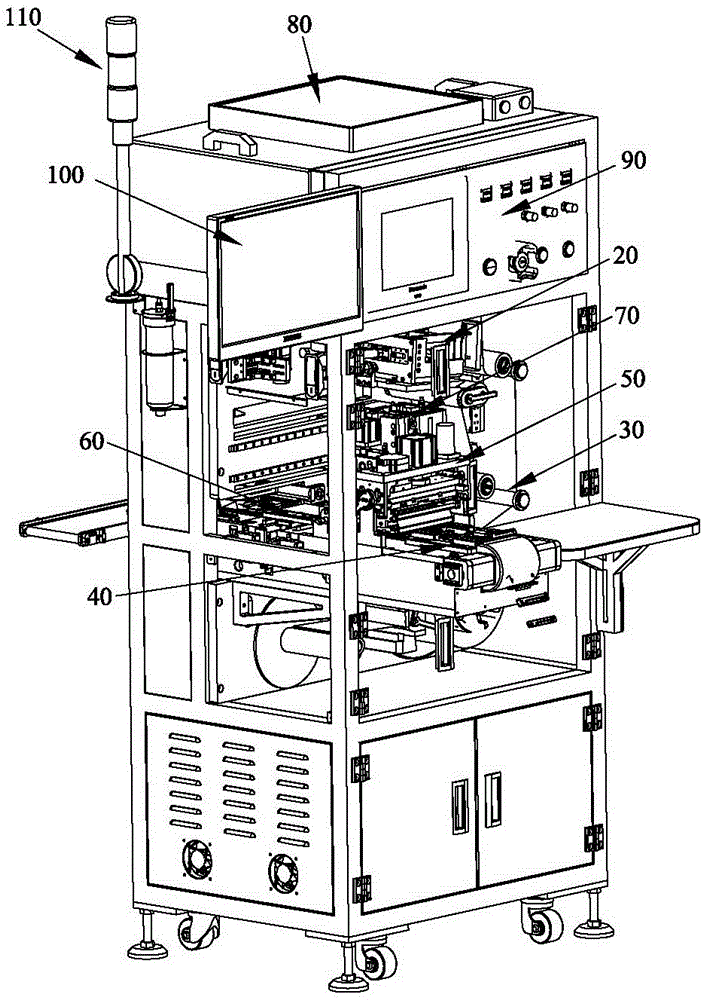 Full-automatic film sticking machine