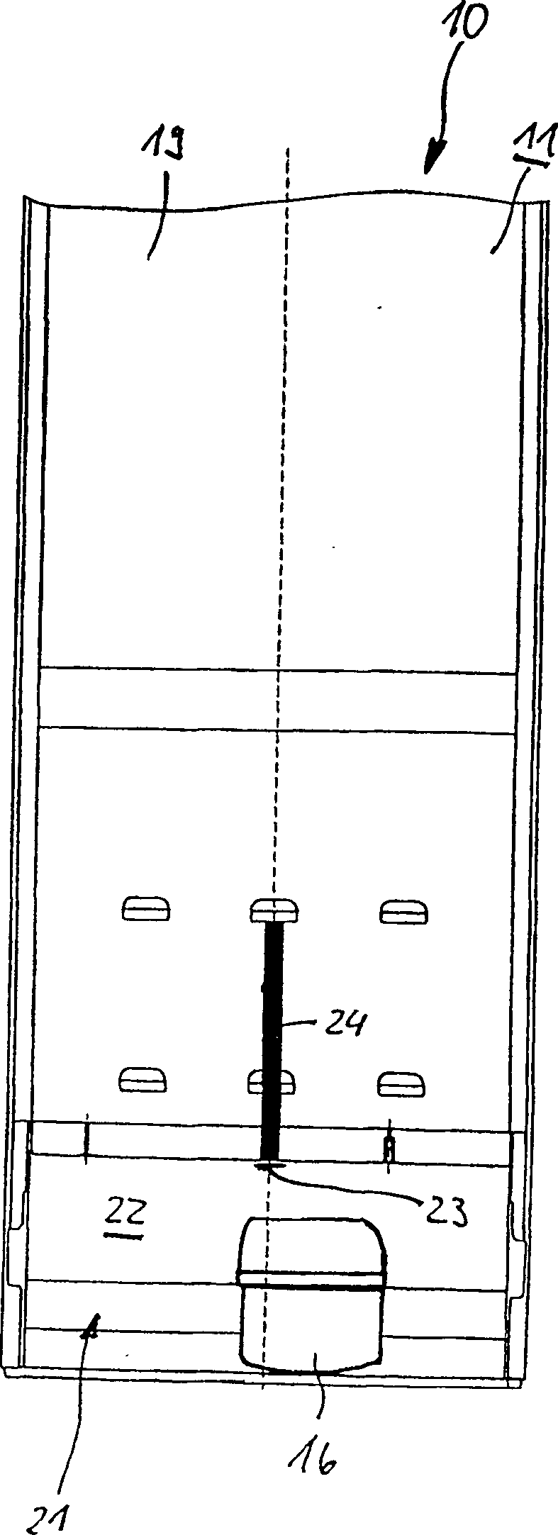 Thermally insulating housing for cooling device