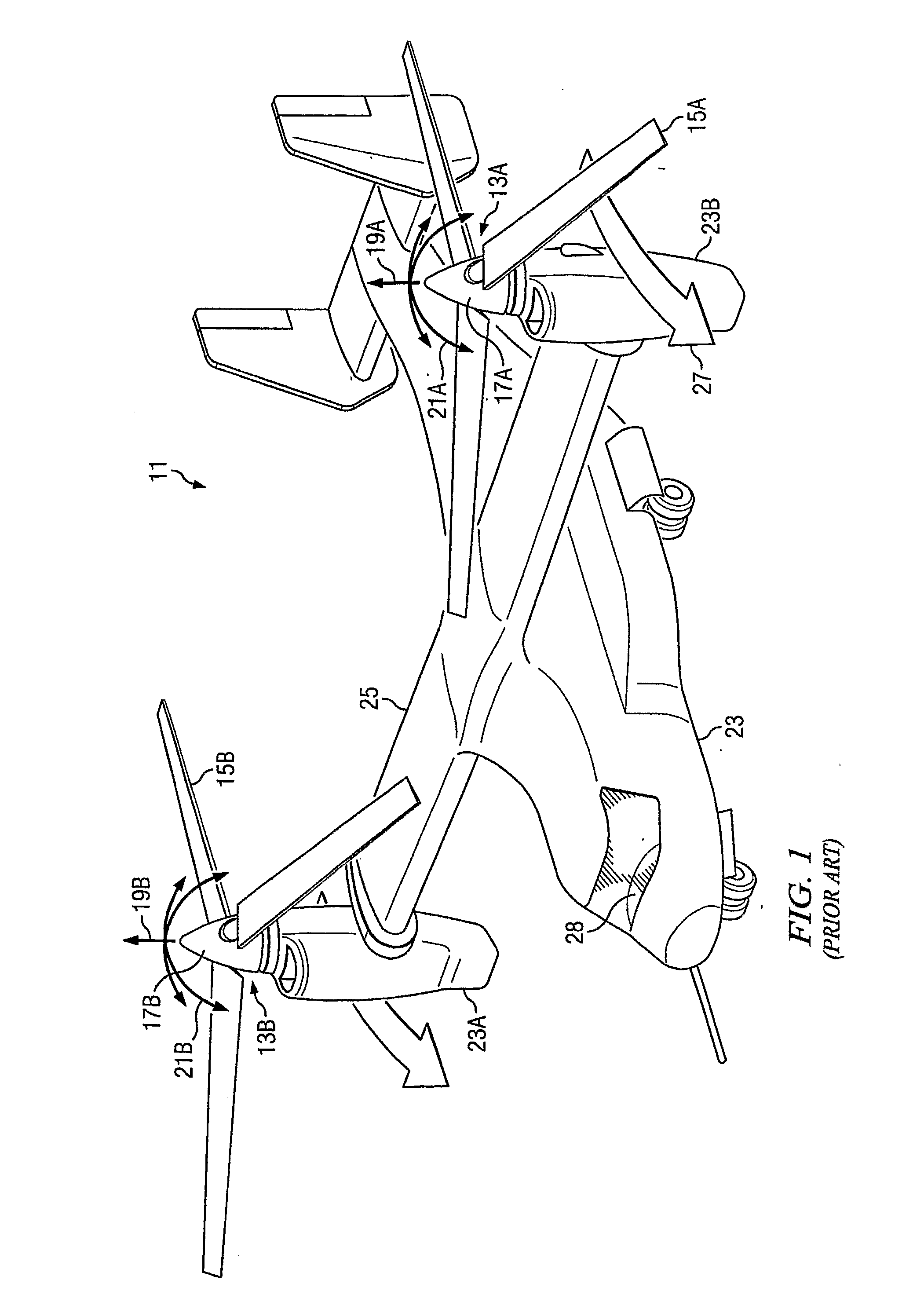 Method and Apparatus for Flight Control of Tiltrotor Aircraft