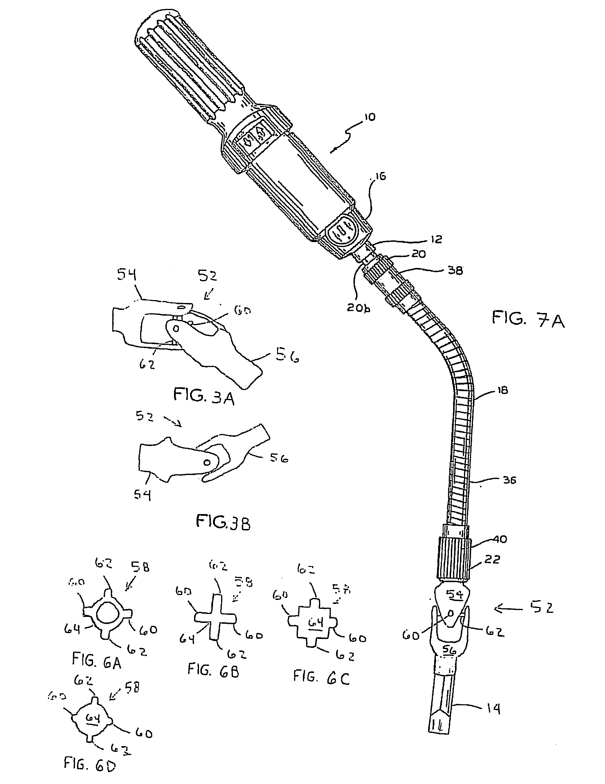 Extension shaft for holding a tool for rotary driven motion