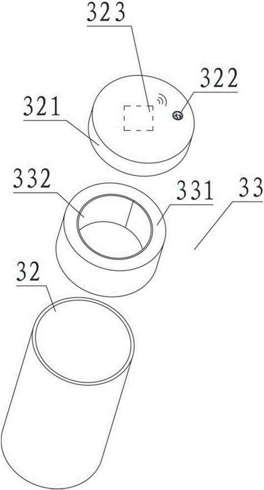 Remote control oil well production increasing and injection increasing device, ultrasonic transducer thereof and controlling method